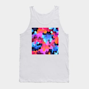 Neon Abstract Geometrics Tank Top